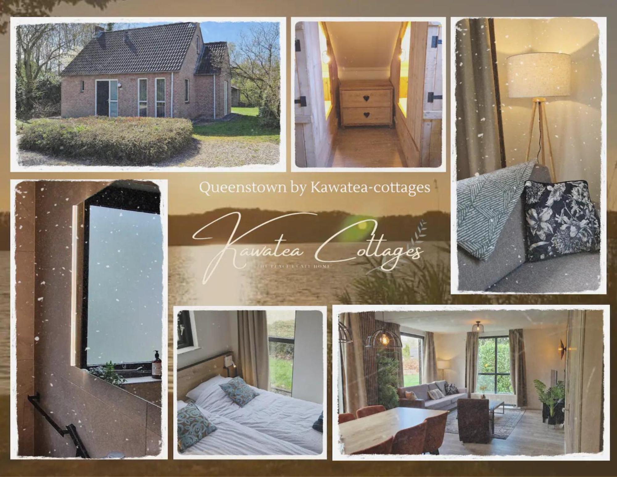 Forestview 'Queenstown' 6 Pers Very Child-Friendly By Kawatea Cottages (Adults Only) Ewijk エクステリア 写真